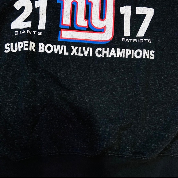 Vintage retro Super Bowl XLVI 2012 champions giants sweater sweatshirt - Picture 3 of 6